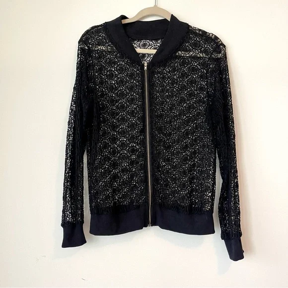 Lace Overlay Jacket - Picture 3 of 6